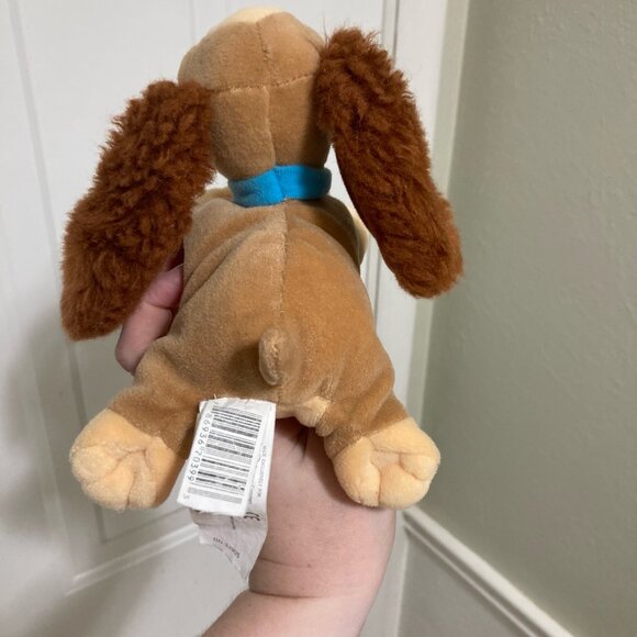 Vintage Walt Disney Company Laying Lady Dog From Lady And The Tramp Plush 7" - Picture 4 of 8